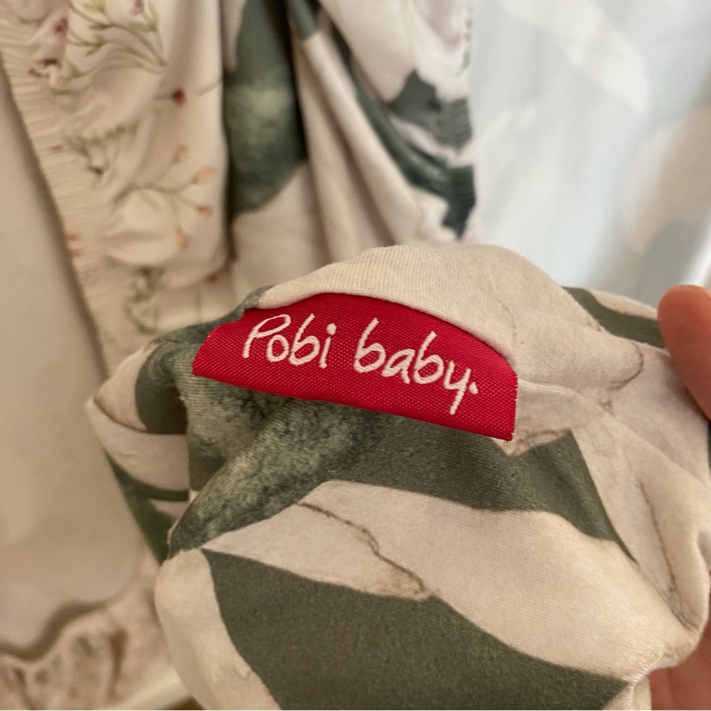 Pobi Baby Mini Crib Floral Green Sheet Set Bundle - Picture 5 of 6
